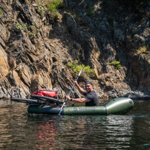Bikerafting on the river Rur